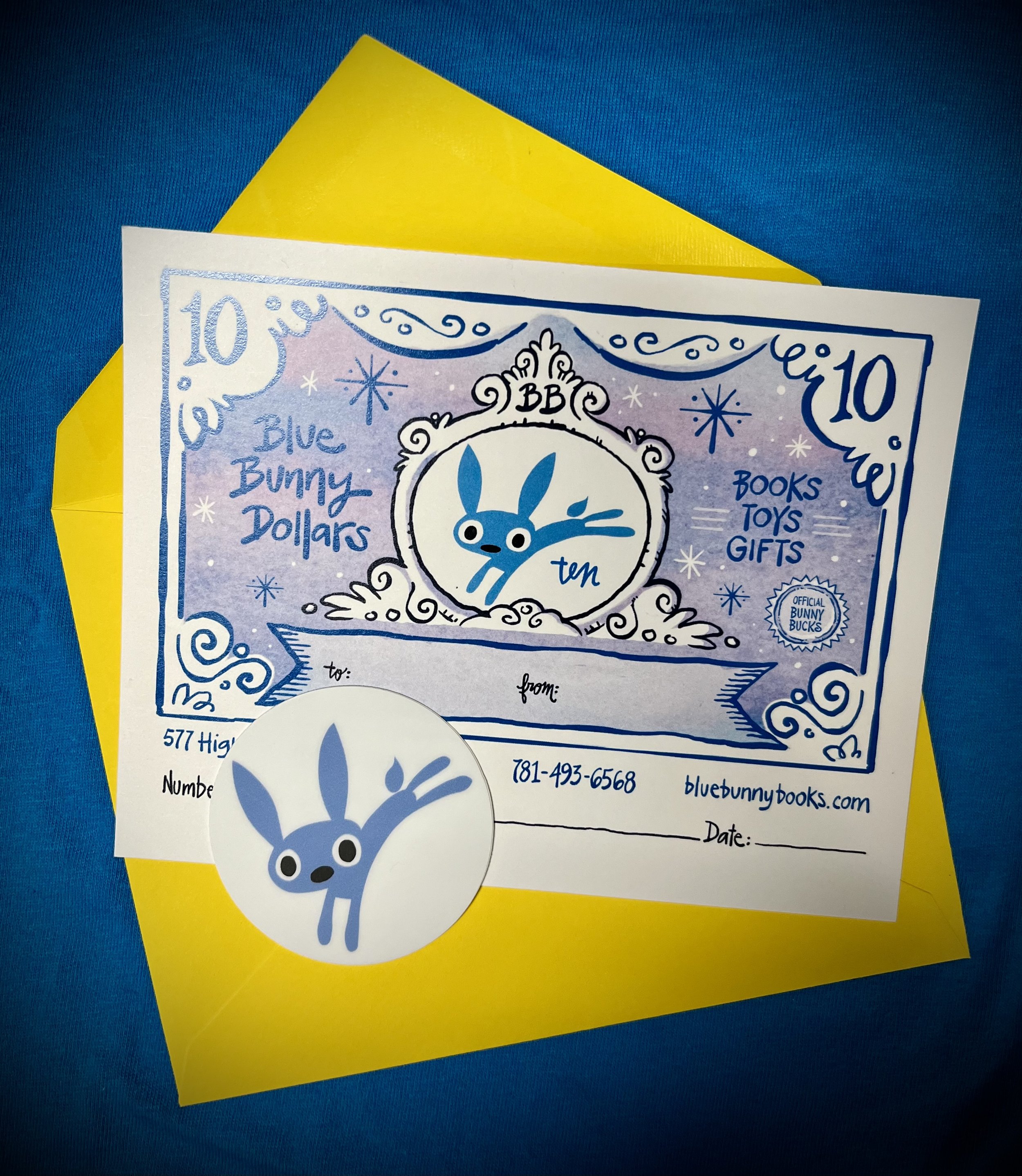 Blue Bunny Gift Certificate