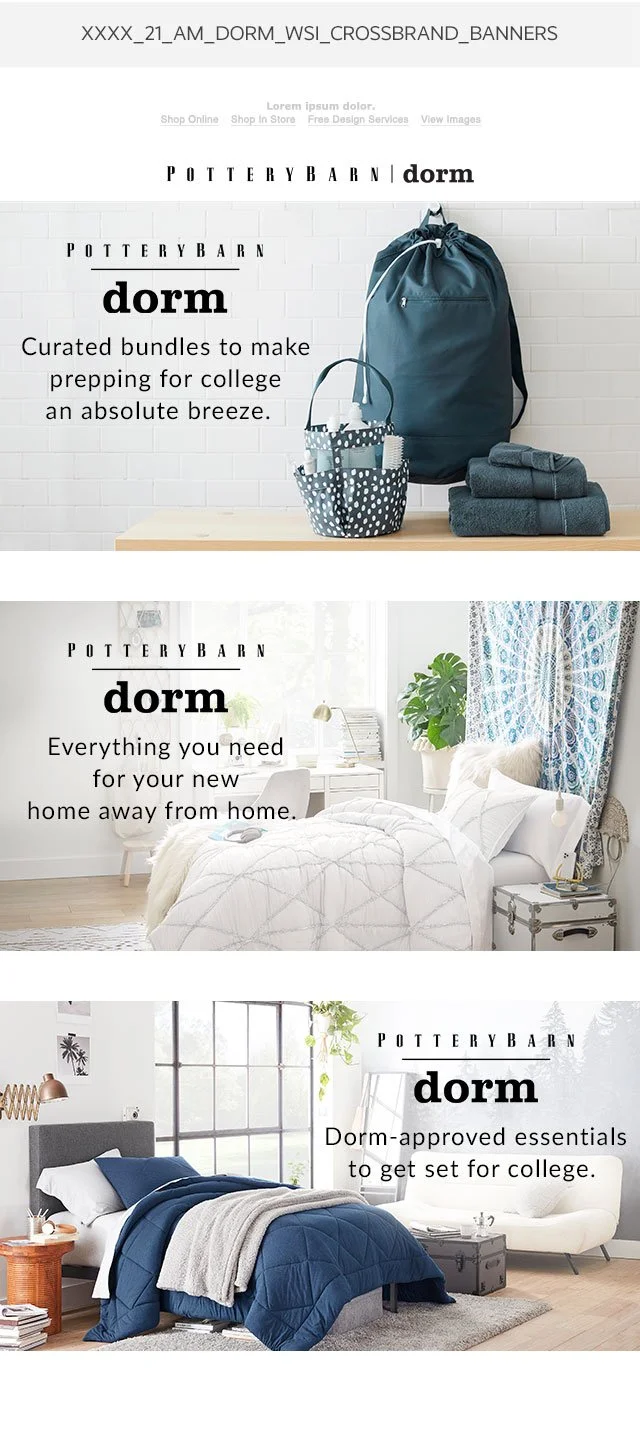 Email Banners - Dorm/Crossbrand