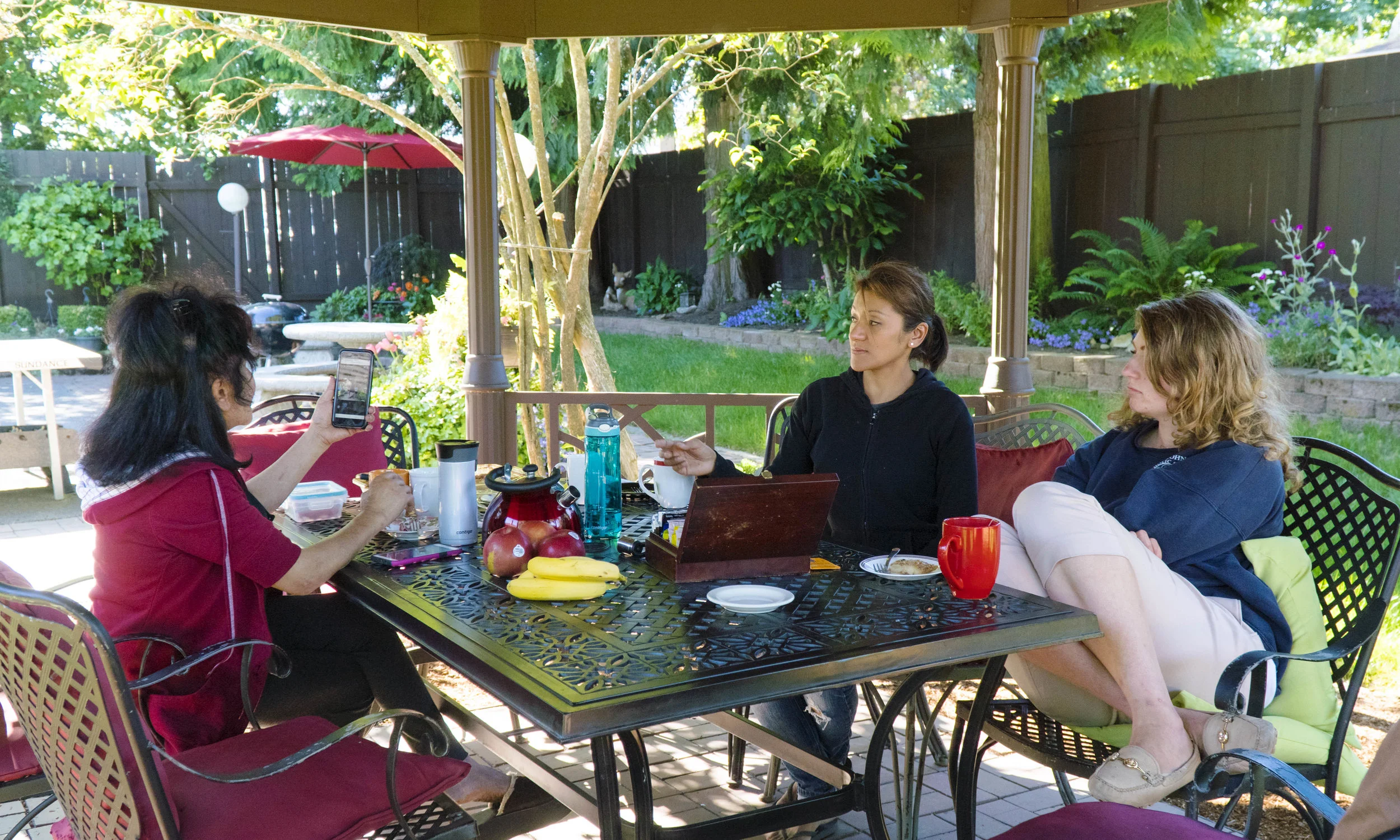 A Gazebo party! Yaaaaah!