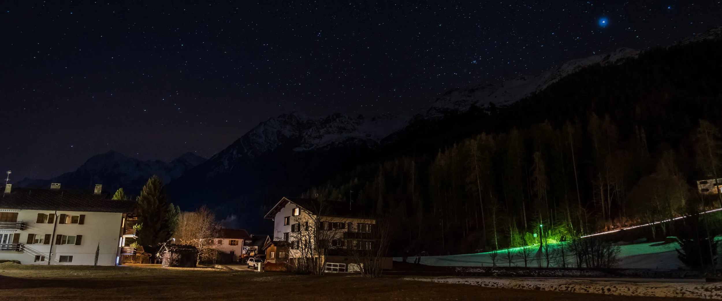 Midnight in Klosters