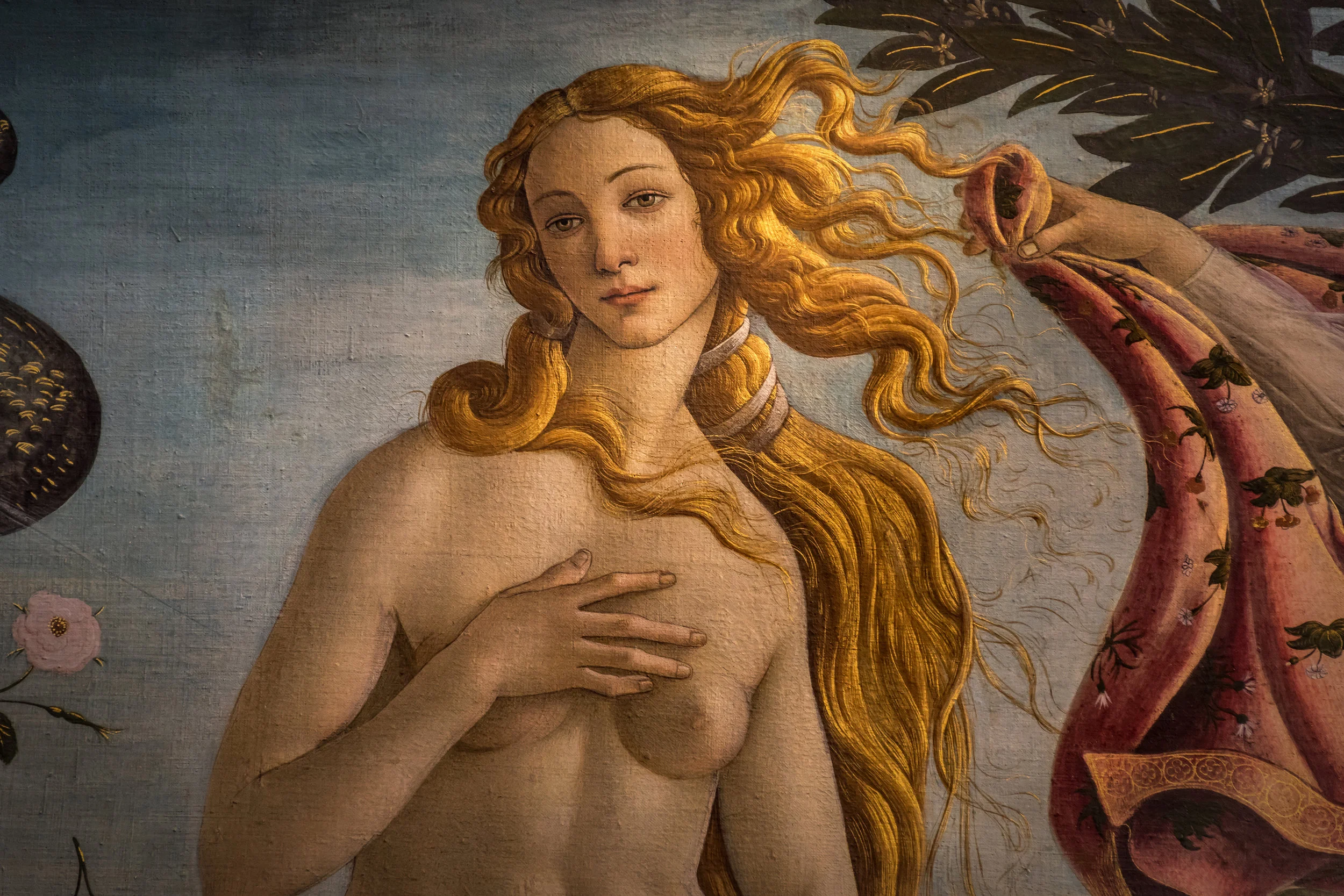 The Birth of Venus (Detail), Sandro Botticelli