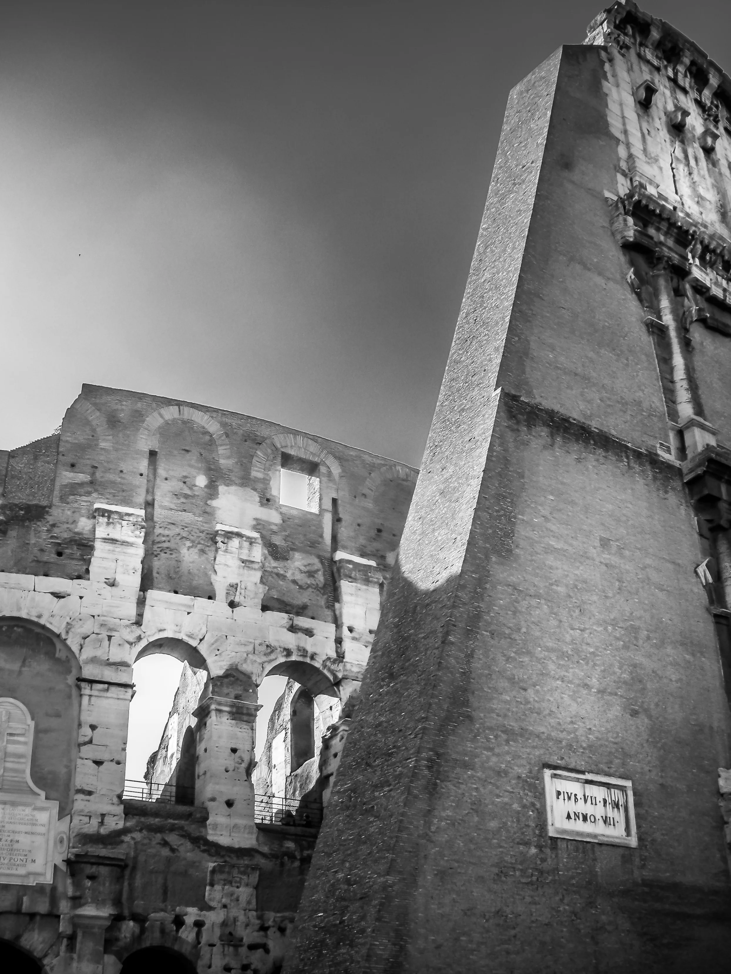 The Flavian Amphitheatre inner and outer walls