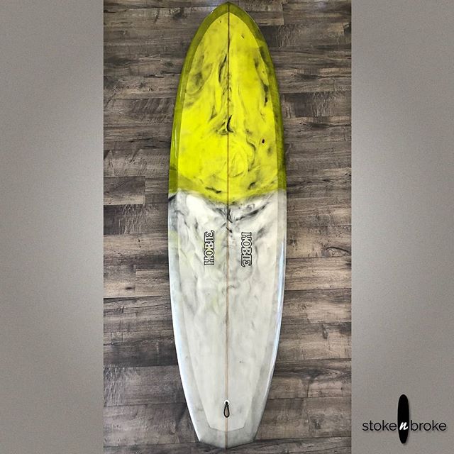 6'4&quot; Hobie Black Bird Bonzer shaped by Terry Martin. Available on www.stokenbroke.com. 
@martinshapes @hobiesurfshop #terrymartin #terrymartinshapes #hobiesurfboards #stokenbroke