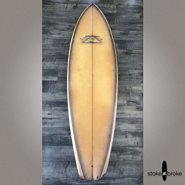 1970s Vintage Campbell Bros Bonzer. SOLD. #campbellbrossurfboards #vintagesurfboard #bonzersurfboards #stokenbroke