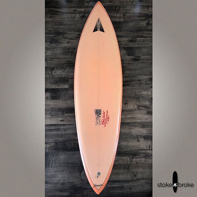 1980s Campbell Bros single fin. SOLD. @campbellbros #campbellbrossurfboards #campbellbrothersbonzer #vintagesurfboards