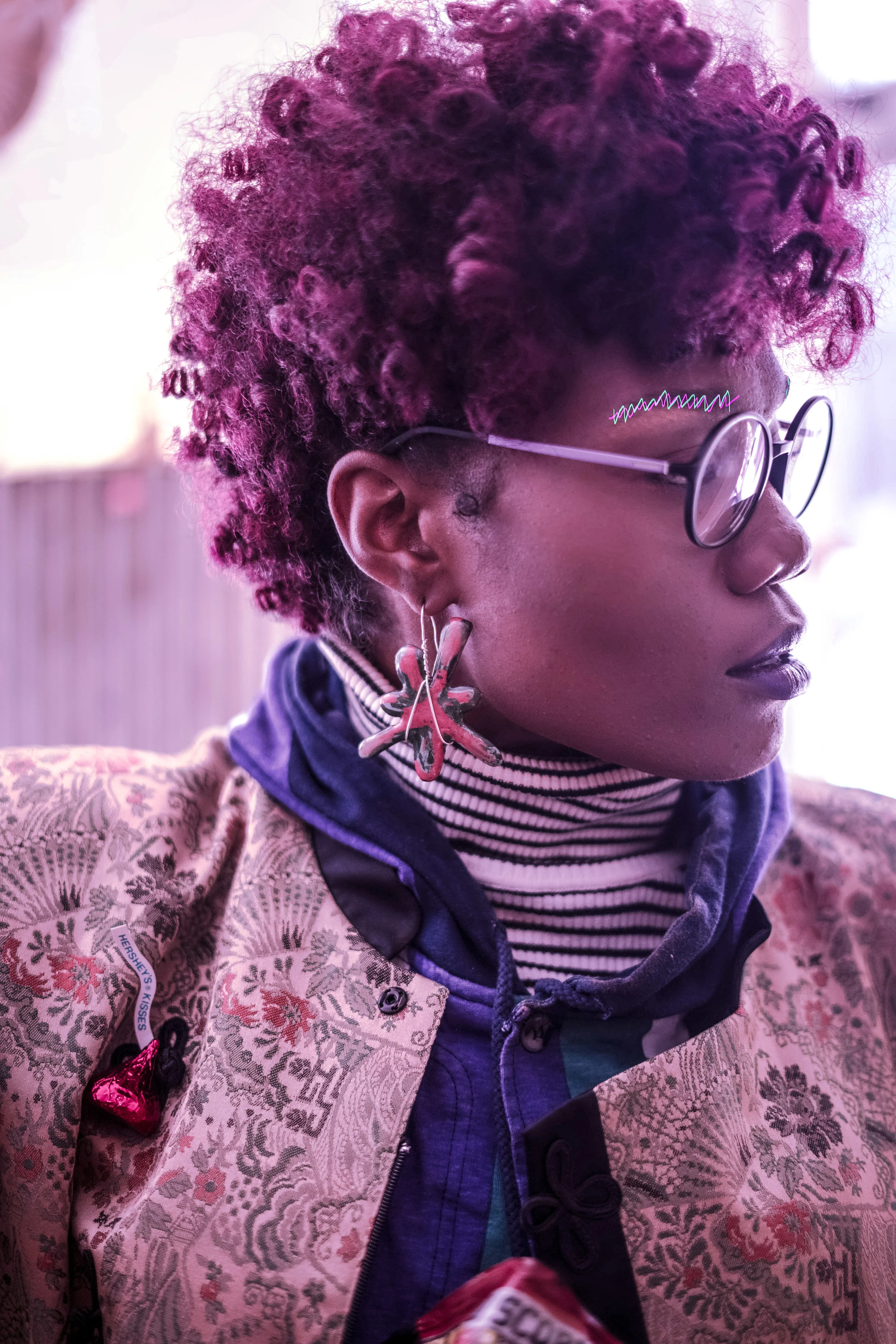 Happy Accident "SPLAT" dangle earrings