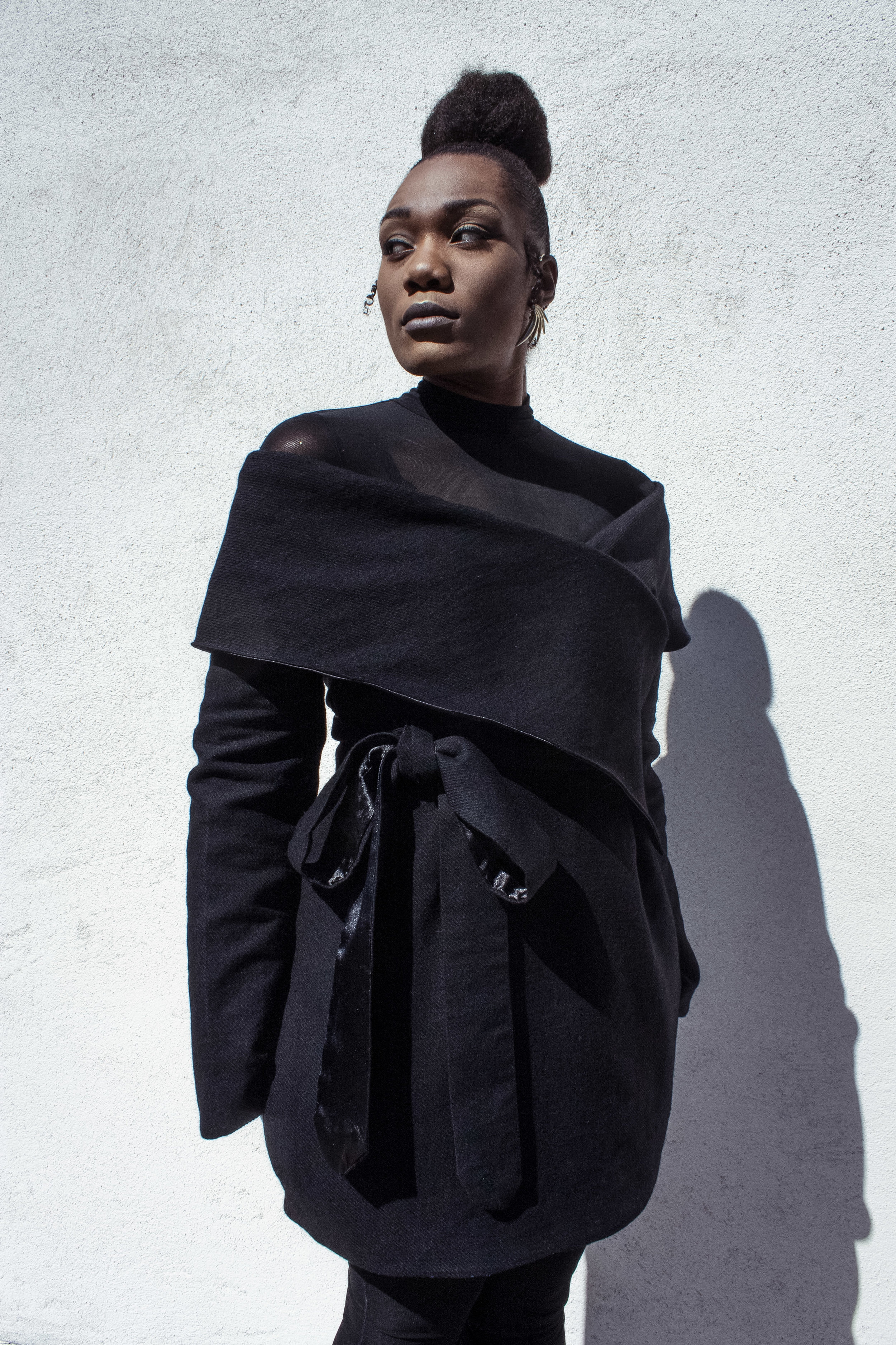 Portrait Collar "Wrap" Coat