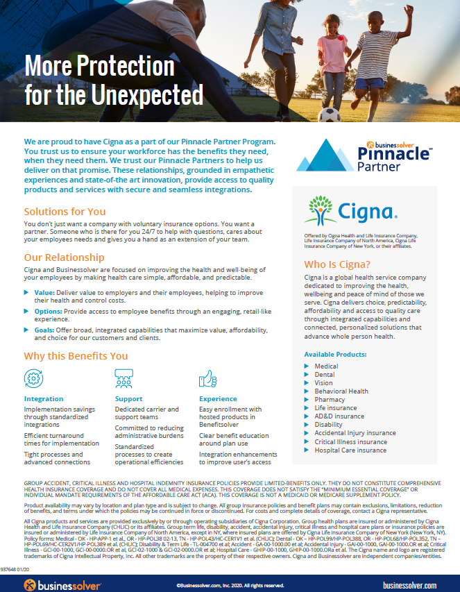 Cigna Pinnacle Partner