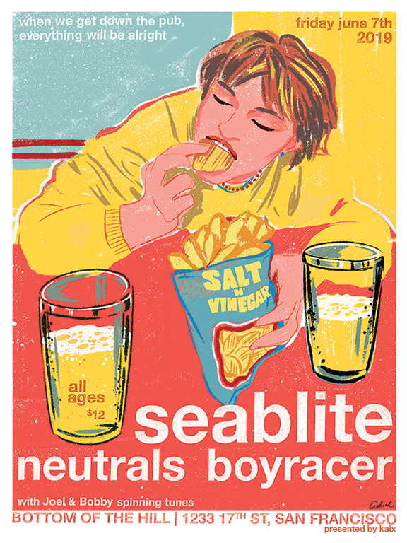 Neutrals and Seablite record release show with Boyracer, Bottom of the Hill, 06.07.2019 