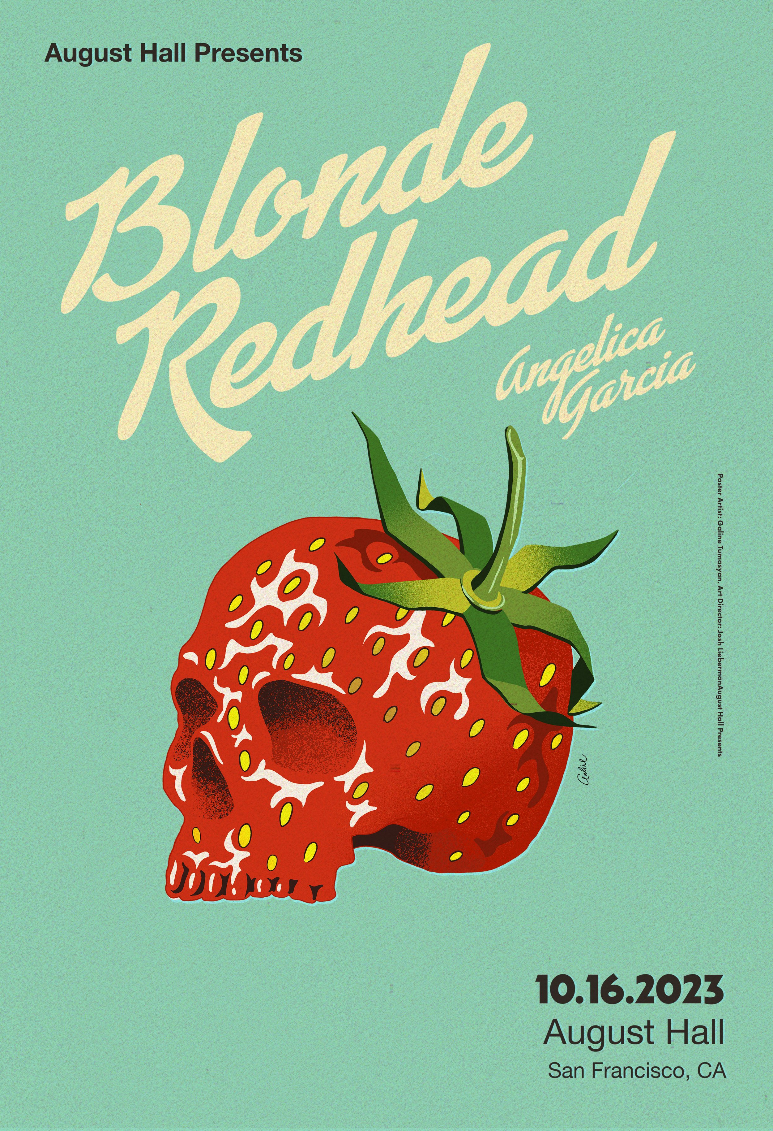 Blonde Redhead at the August Hall, 2023