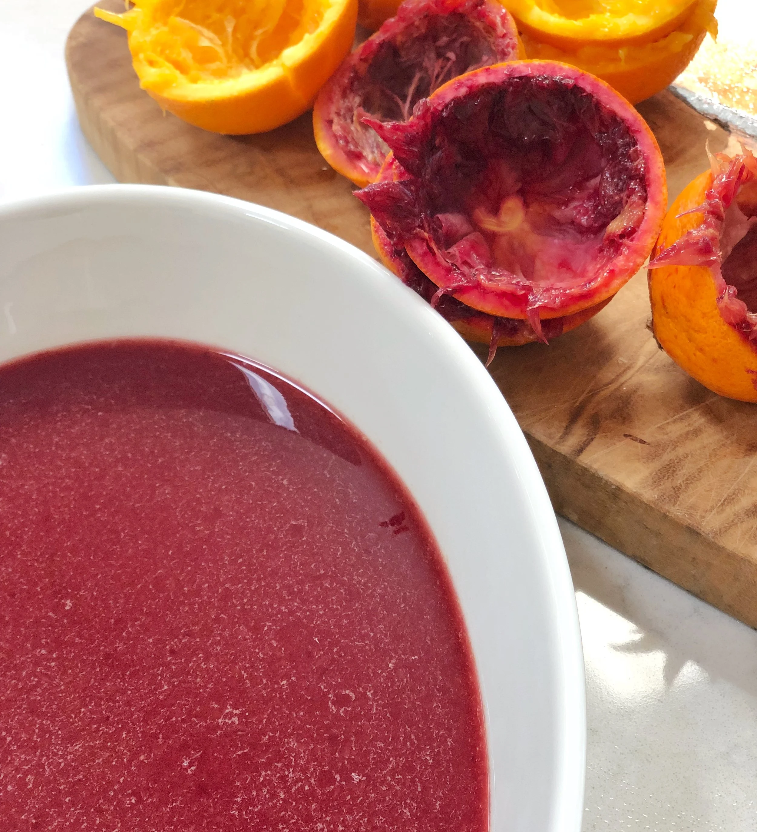 Blood orange jelly
