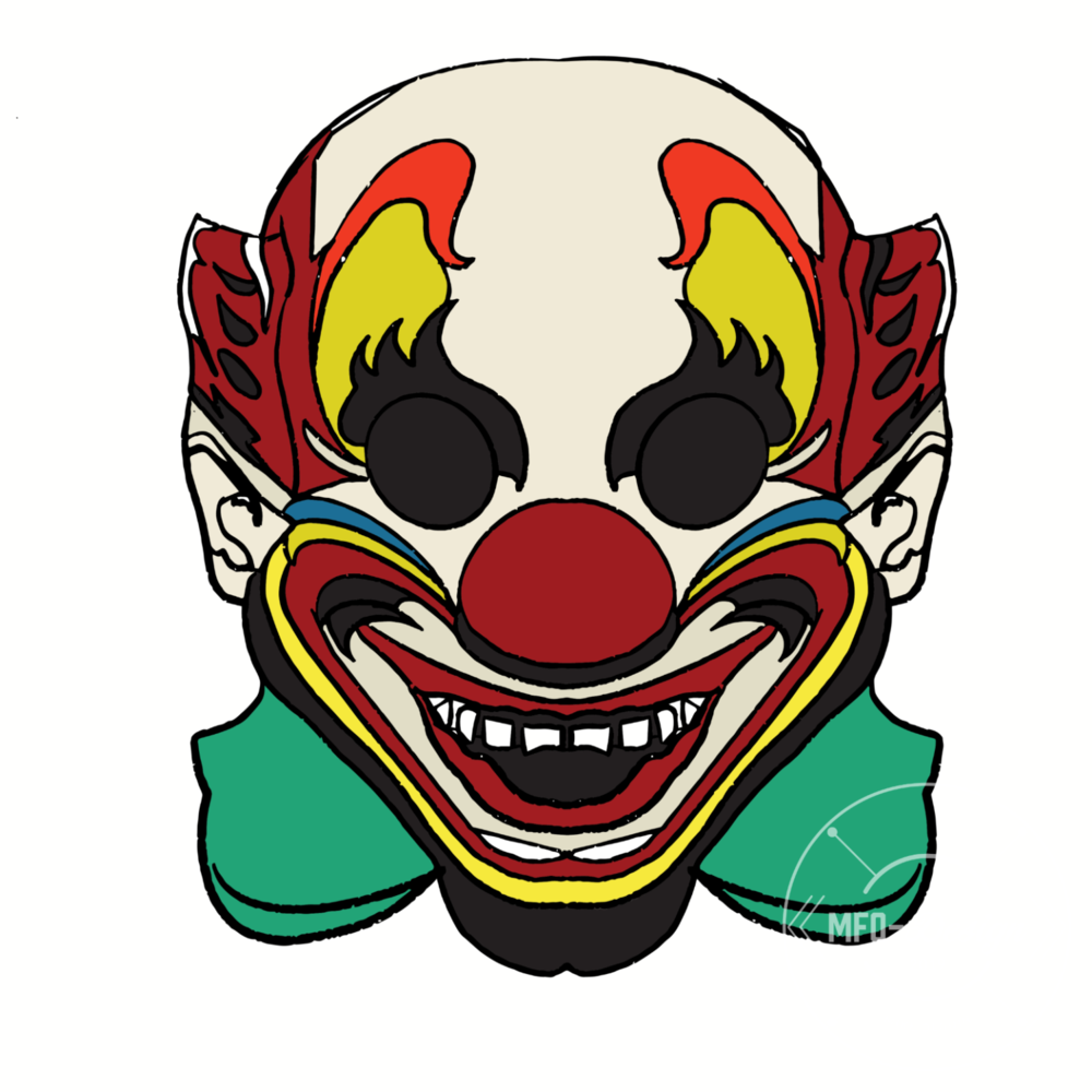 Creepy Clown Mask