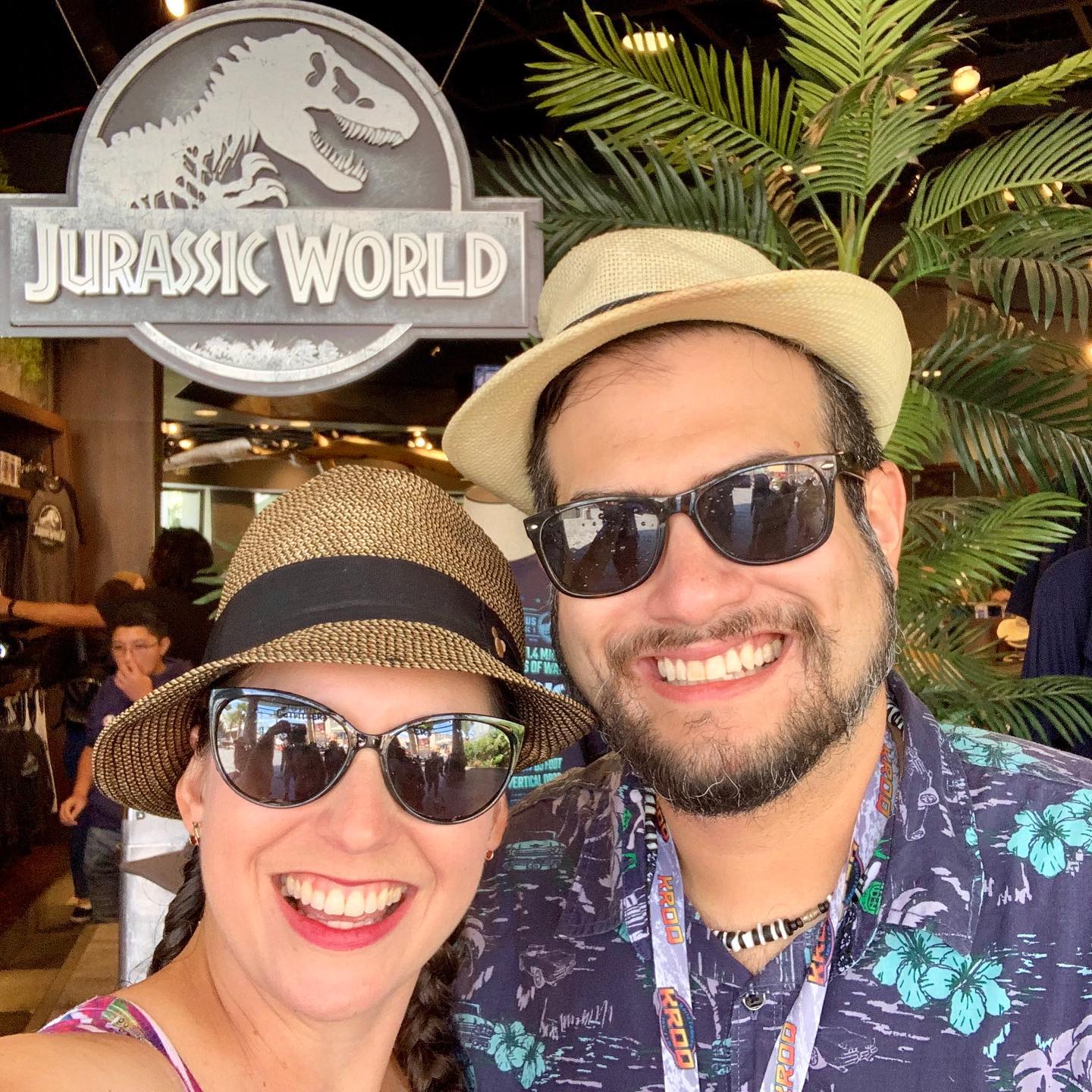 After Jurassic World - soaked but happy!!!