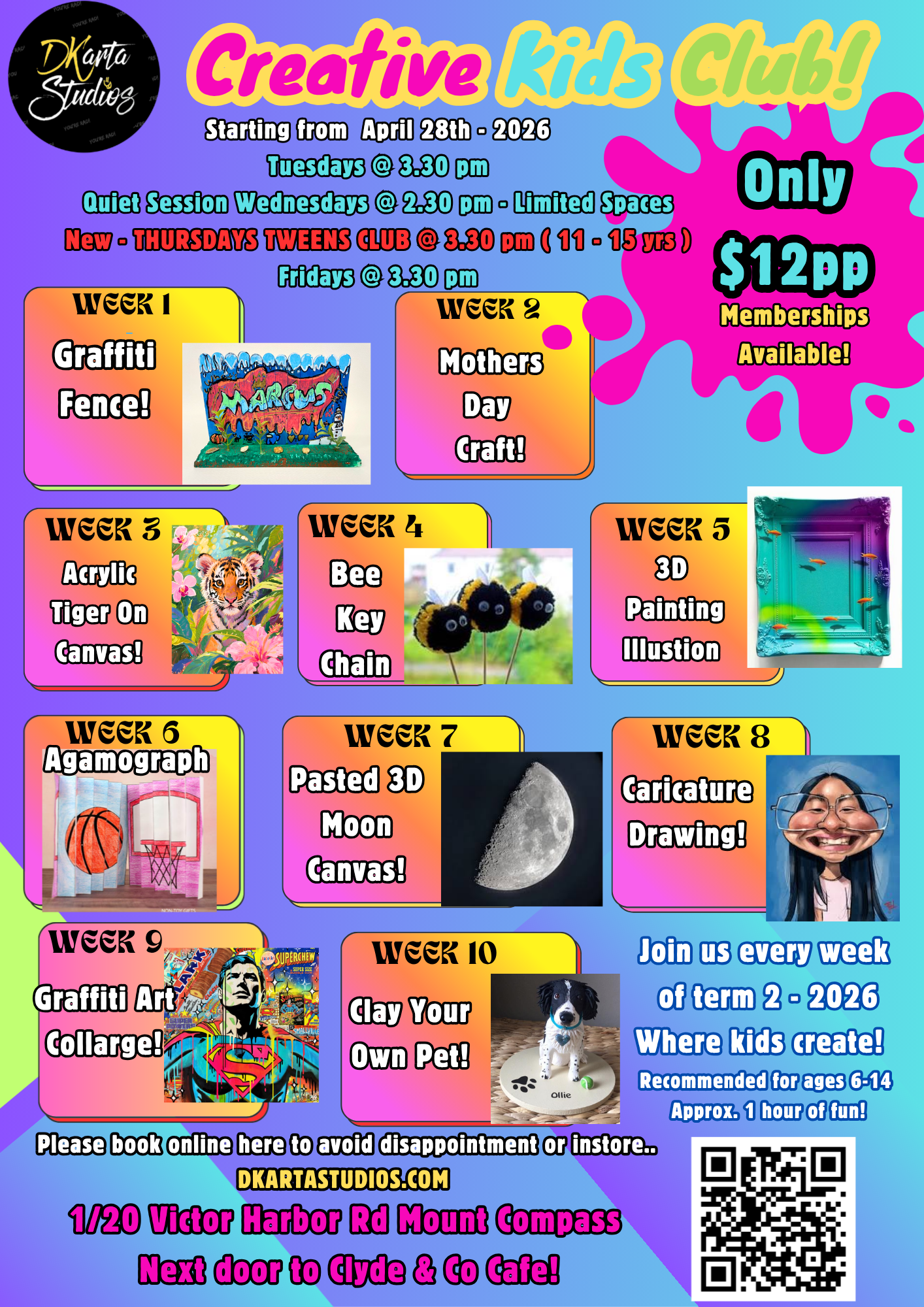 Creative Kids Club Fridays!