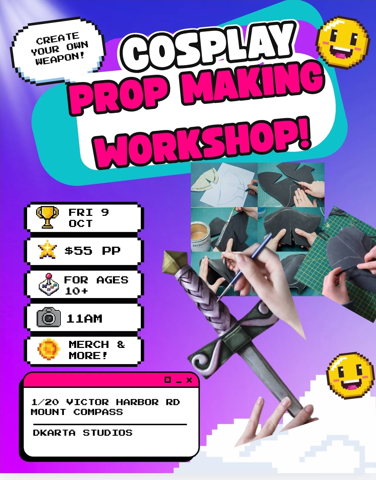 Cosplay Prop Making Workshop!