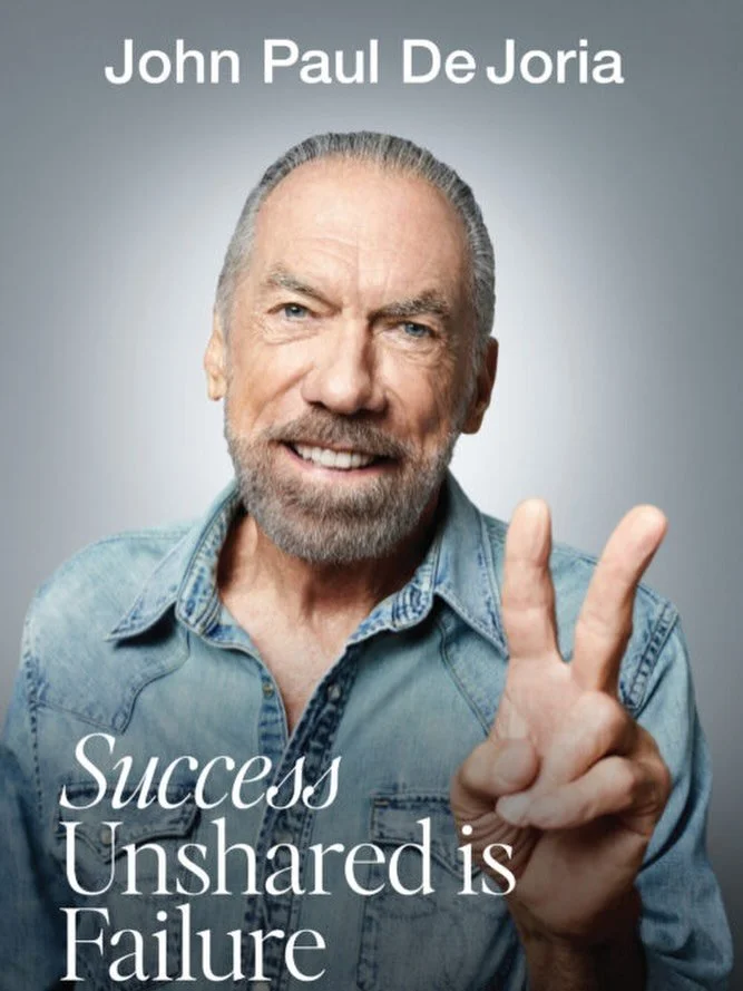 We have news!!! Just in time for the holiday season, you can preorder John Paul&rsquo;s BOOK 📕 Success Unshared is Failure to be published April 7, 2026! 

Many of you know that his journey to becoming a billionaire started in the back seat of his c