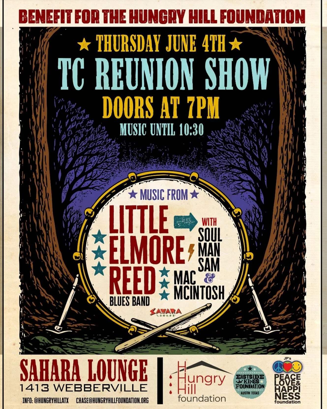 For one night only, we are bringing back the MAGIC of TC&rsquo;s in East Austin. If you were lucky enough to have been there before, we know we will see you there June 4. If you never made it to TC&rsquo;s, just know you will have one of the best nig