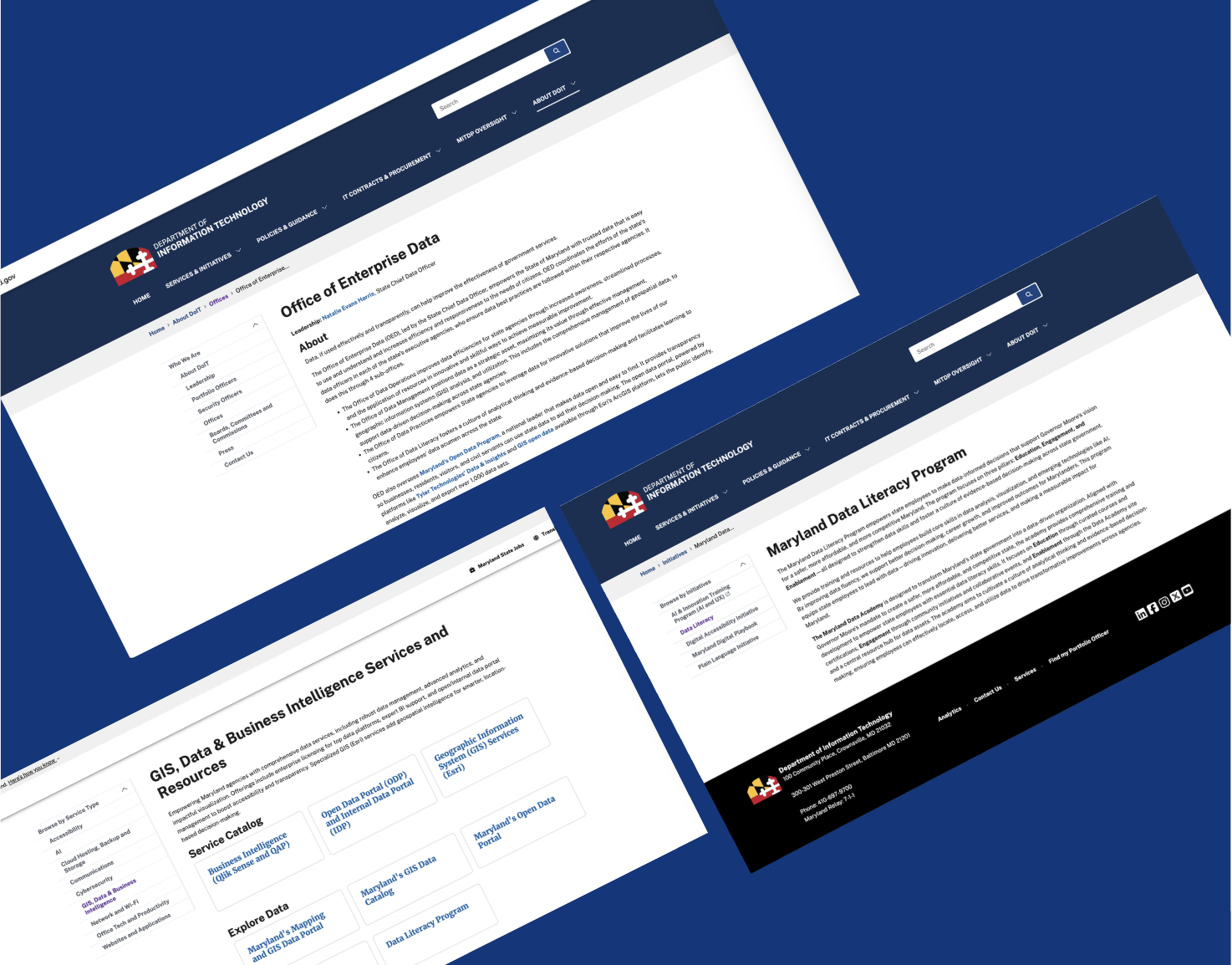 Maryland Department of Information Technology Content Strategy & Web Experience