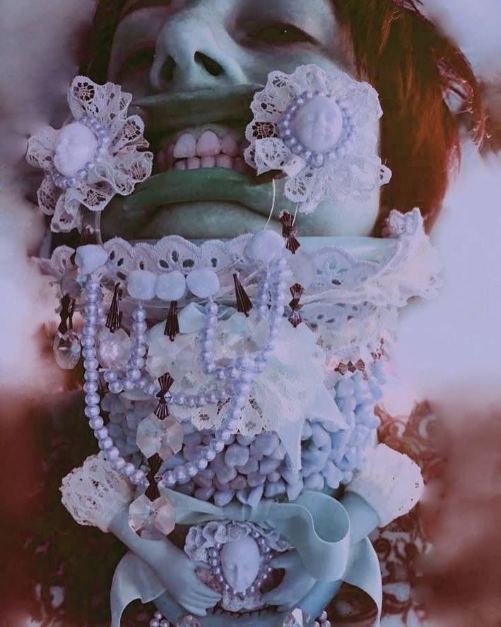  Mouthpiece and Collar: Bakeneko Designs  Photographer and Model: Bonnie Bakeneko 