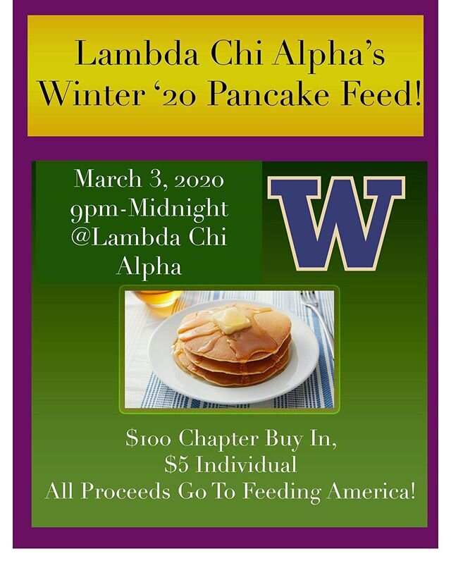 Who likes Pancakes? 🥞🤩🥞 EVERYBODY THAT’S WHO! Stop by Lambda’s on Tuesday the 3rd for some delicious buttery goodness😋