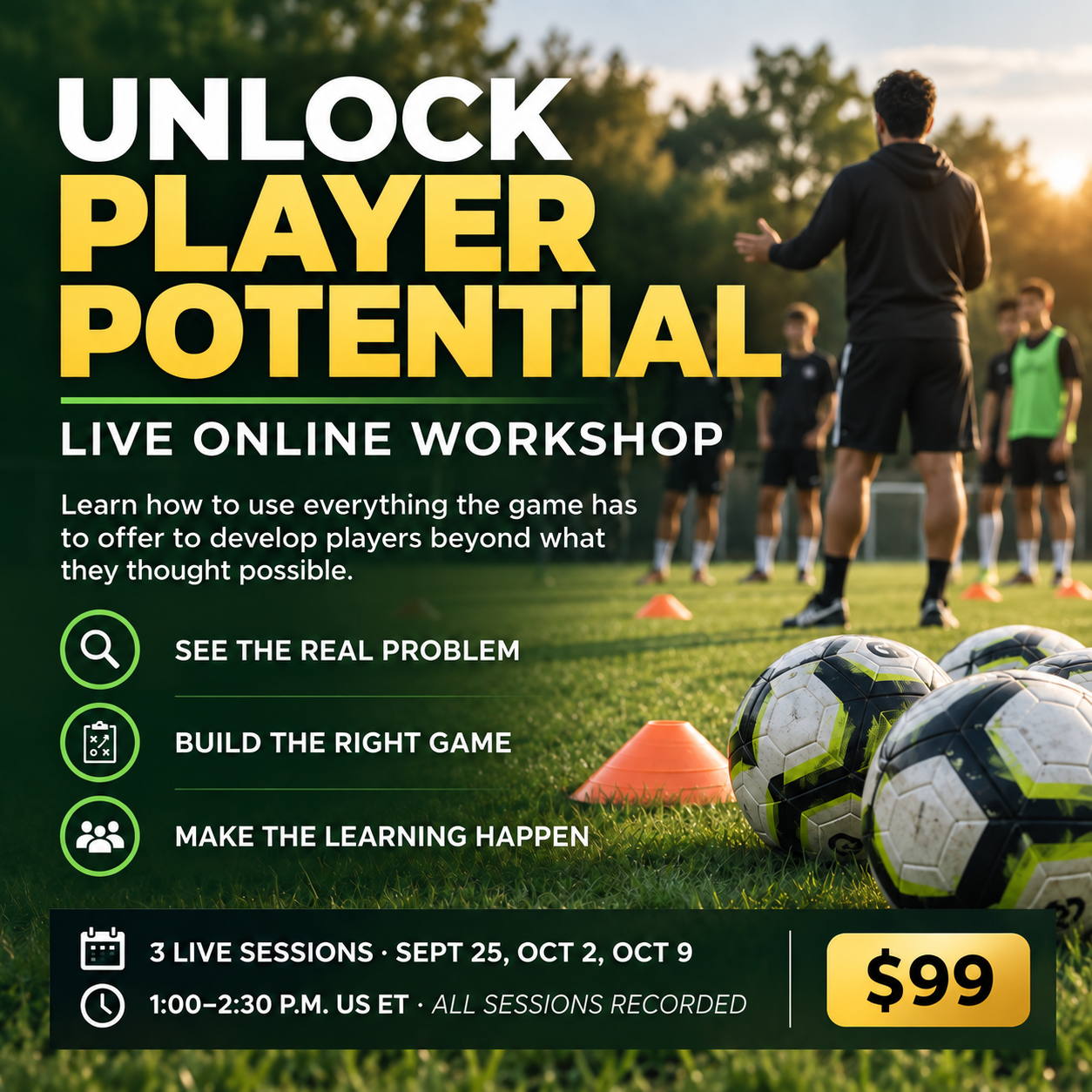 Unlock Player Potential — Live Online Workshop