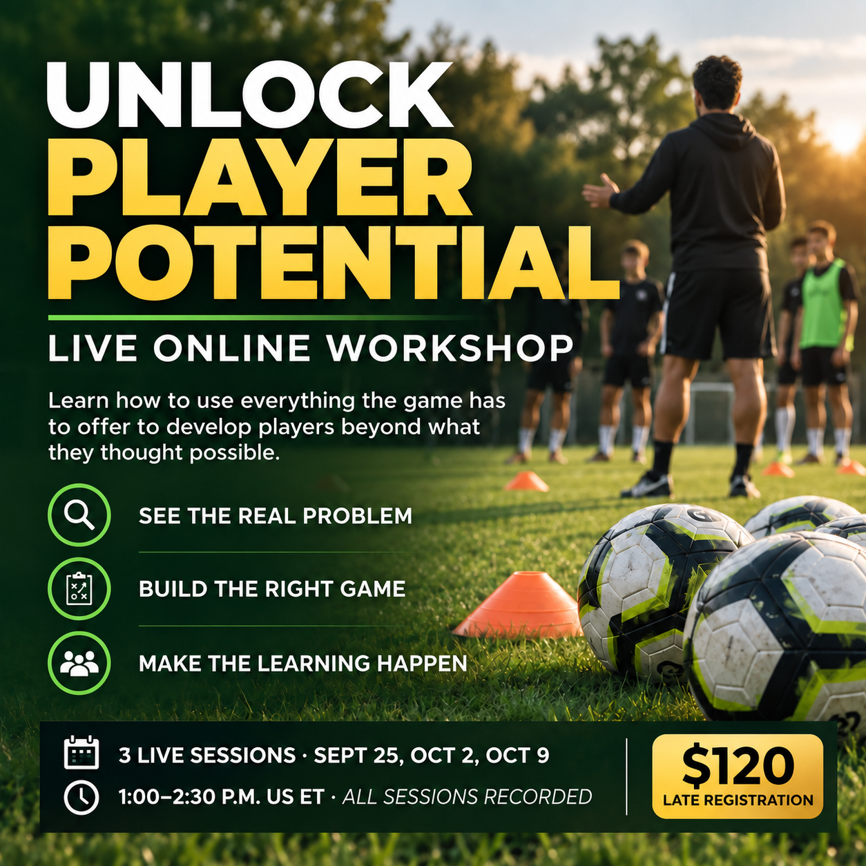 Unlock Player Potential — Live Online Workshop