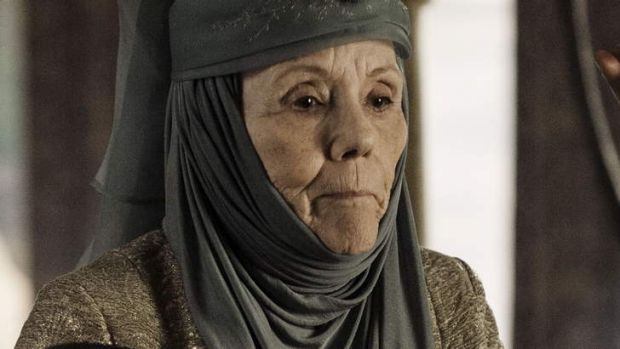 Diana Rigg as Lady Olenna Tyrell