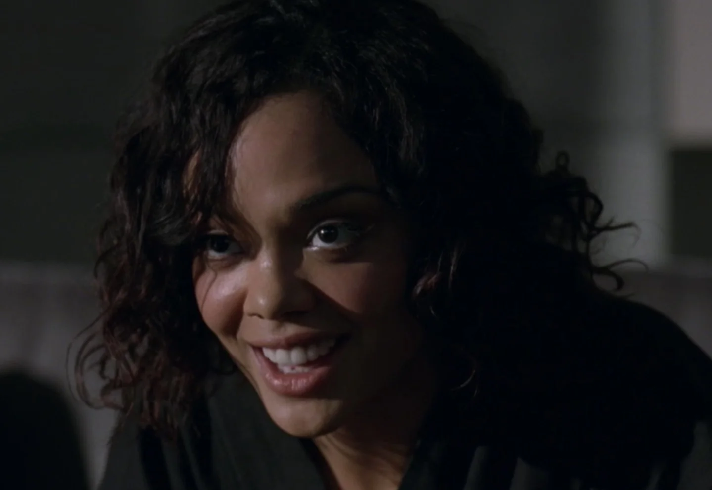 "I'm smiling because my hair is even more bangin' than my booty."