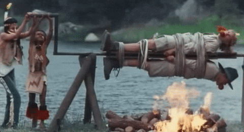 Fun fact: while searching for a suitable GIF for this point, I googled the term “Spit Roast GIF” and hoooooo boyyyyy people are filthy.