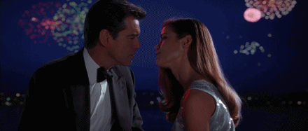 THEY LITERALLY PUT FIREWORKS BEHIND THEM TO CONVEY CHEMISTRY
