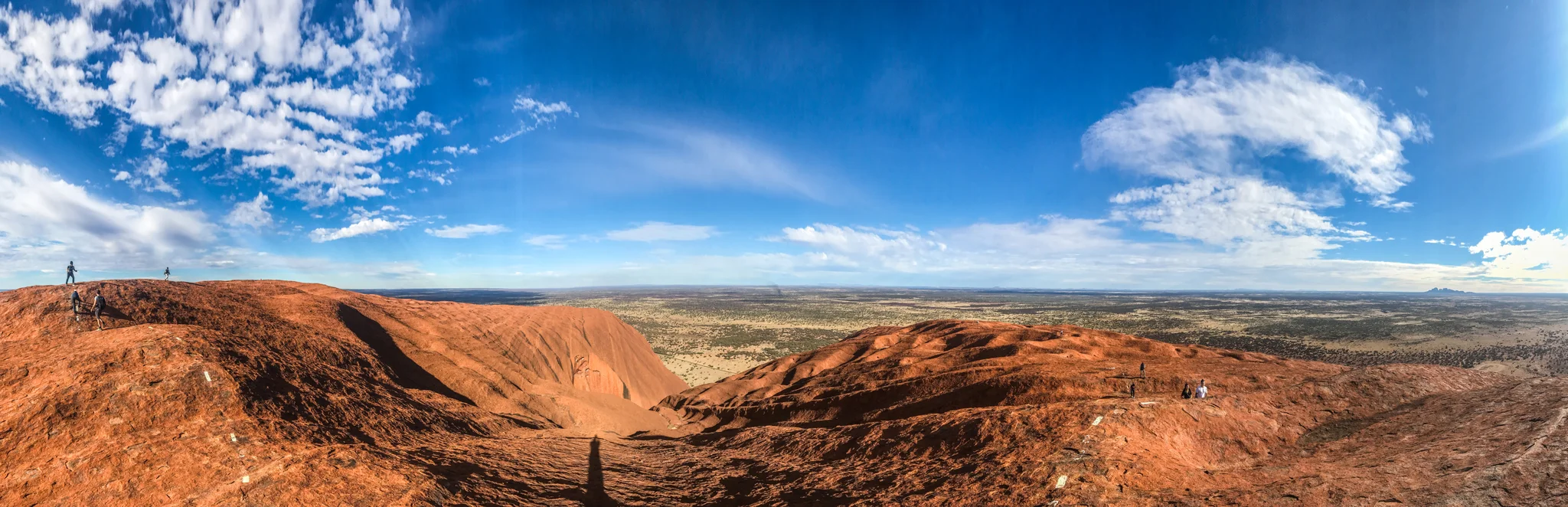 The top of Uluru.