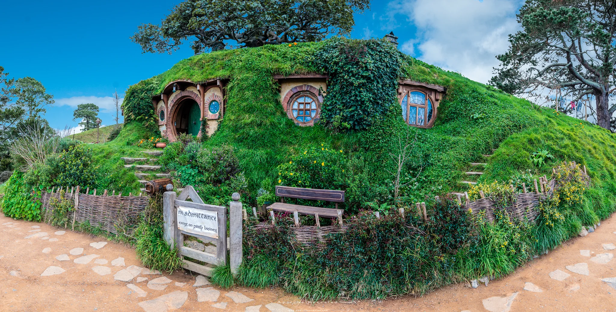 The Shire - Bilbo Baggins House at Hobbiton Movie set