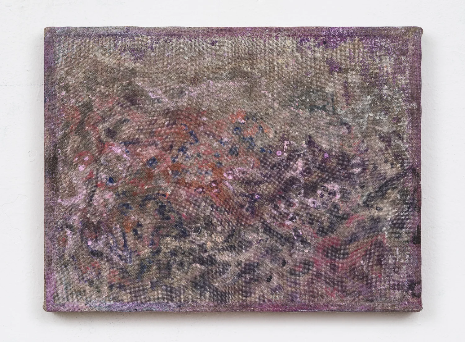 Lullaby, 2018, tecnica mista su tela, 30x40 cm