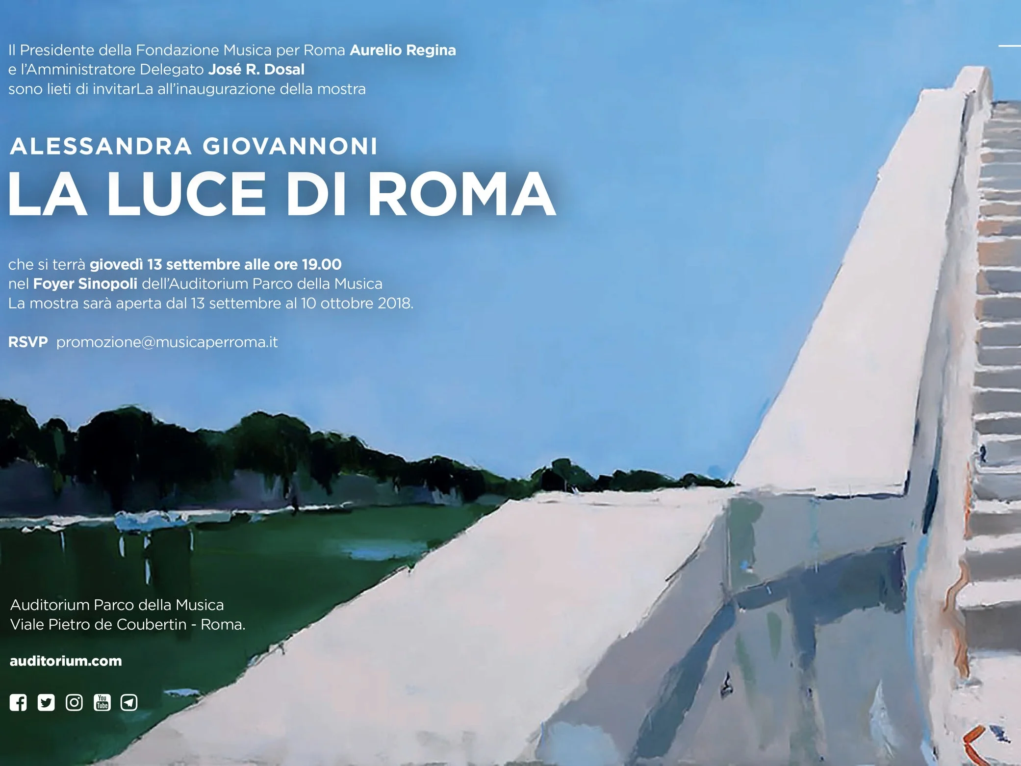 ALESSANDRA GIOVANNONI - "LA LUCE DI ROMA" / AUDITORIUM ROMA