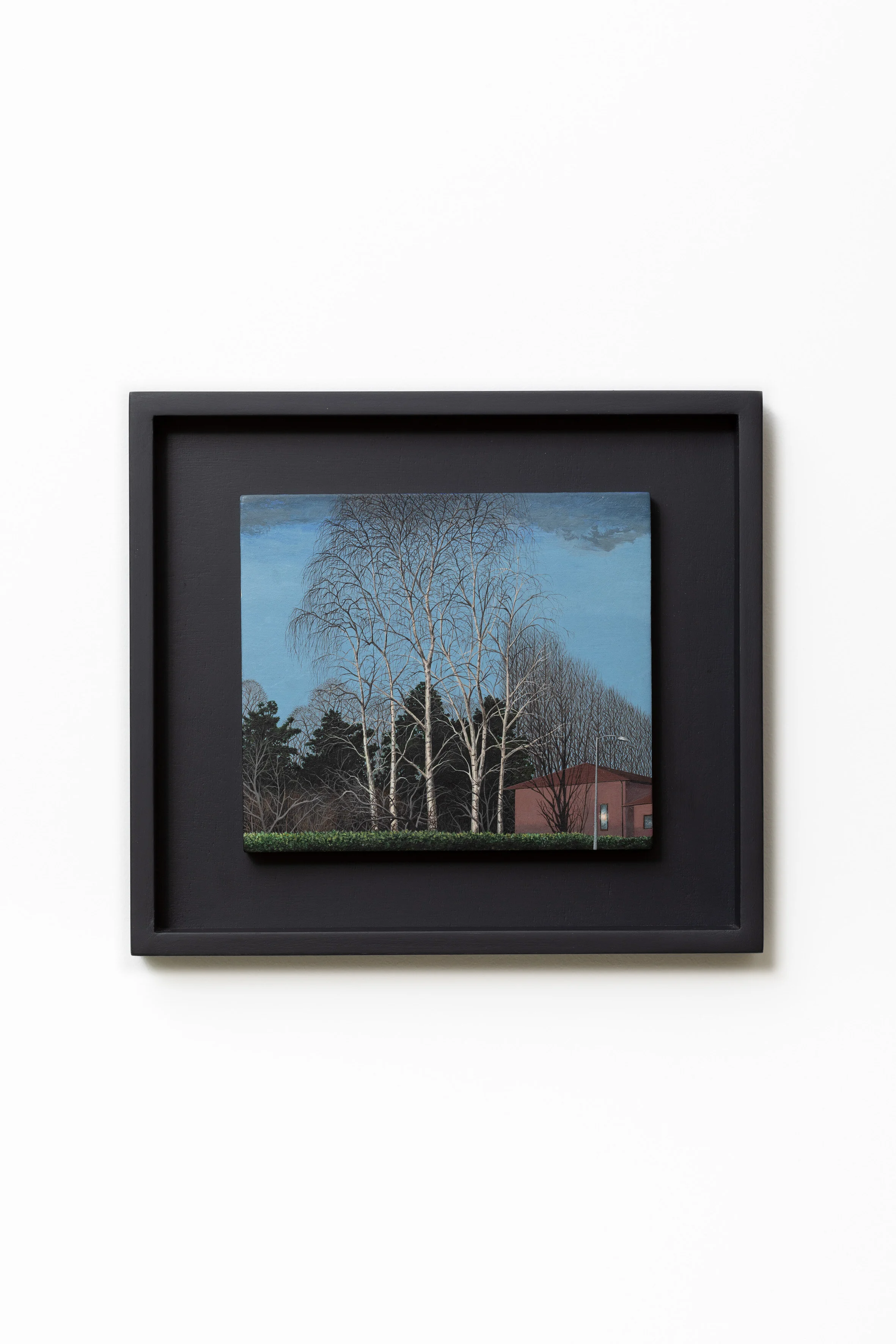 Se un giorno passi dalle mie parti, 2018, tempera all'uovo su tavola, 16,2 x 18,6