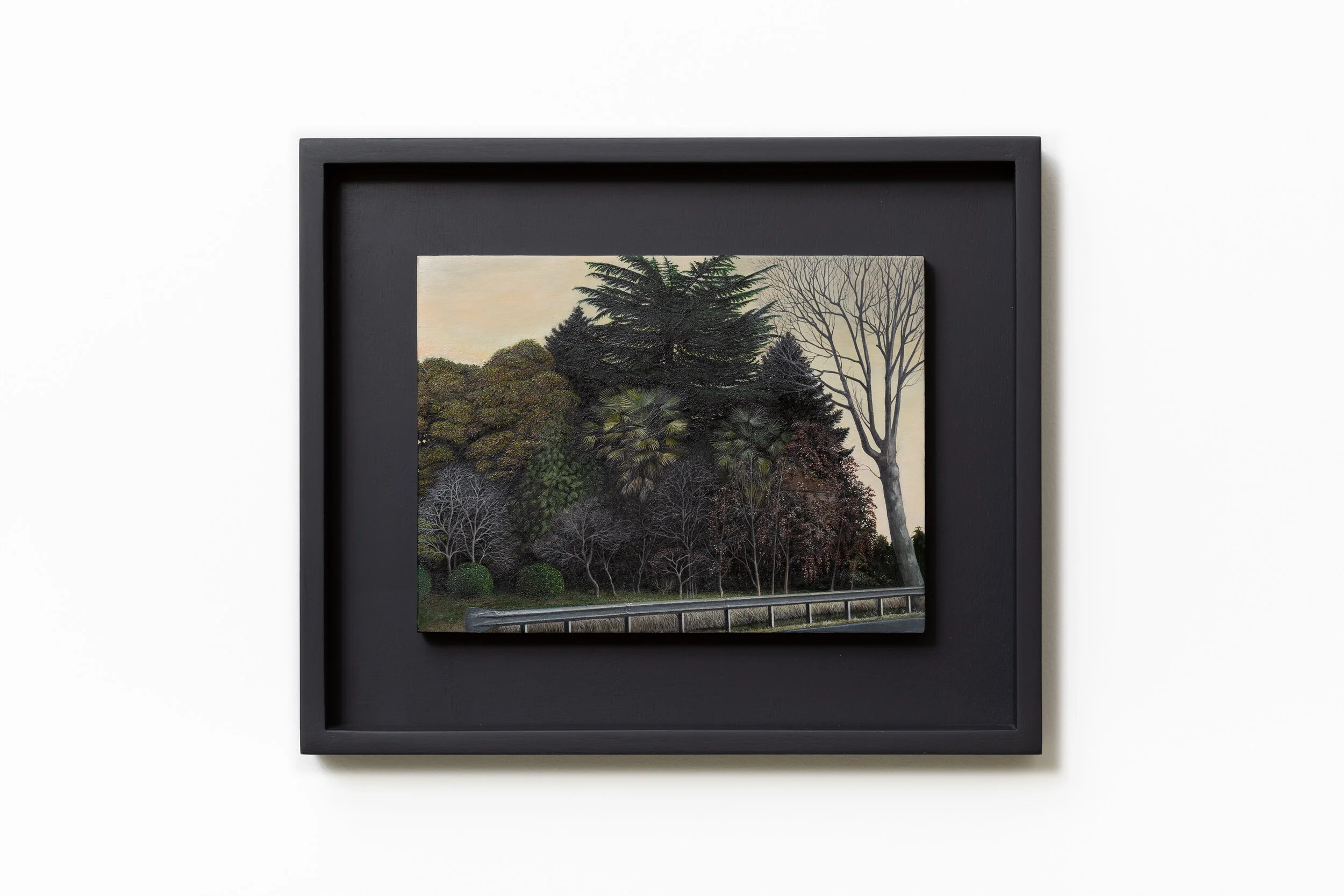 Deciduo, 2020, tempera all'uovo su tavola, 16,4 x 22,1 cm