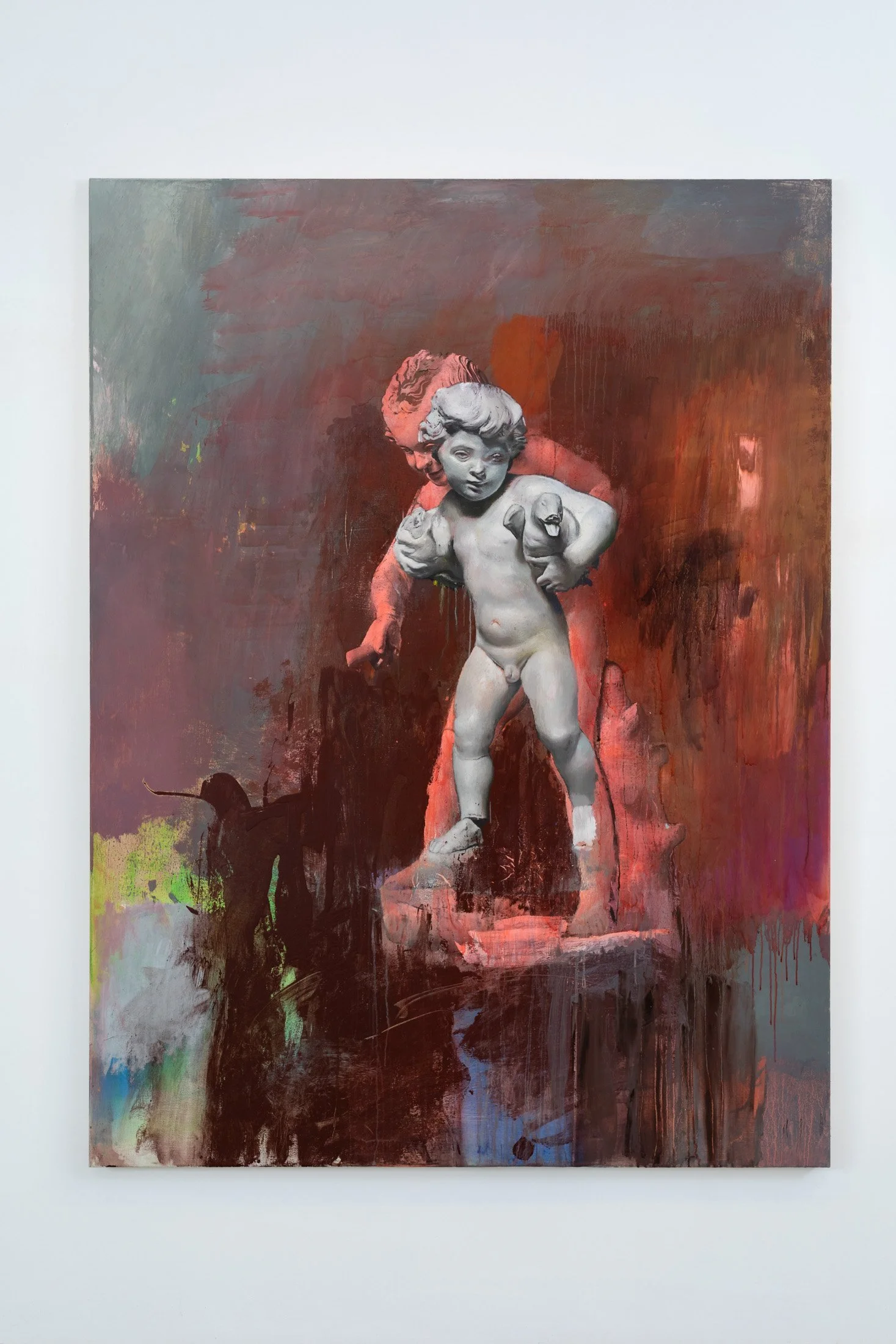 Putti , 2019-22, oil on canvas, 200x150 cm