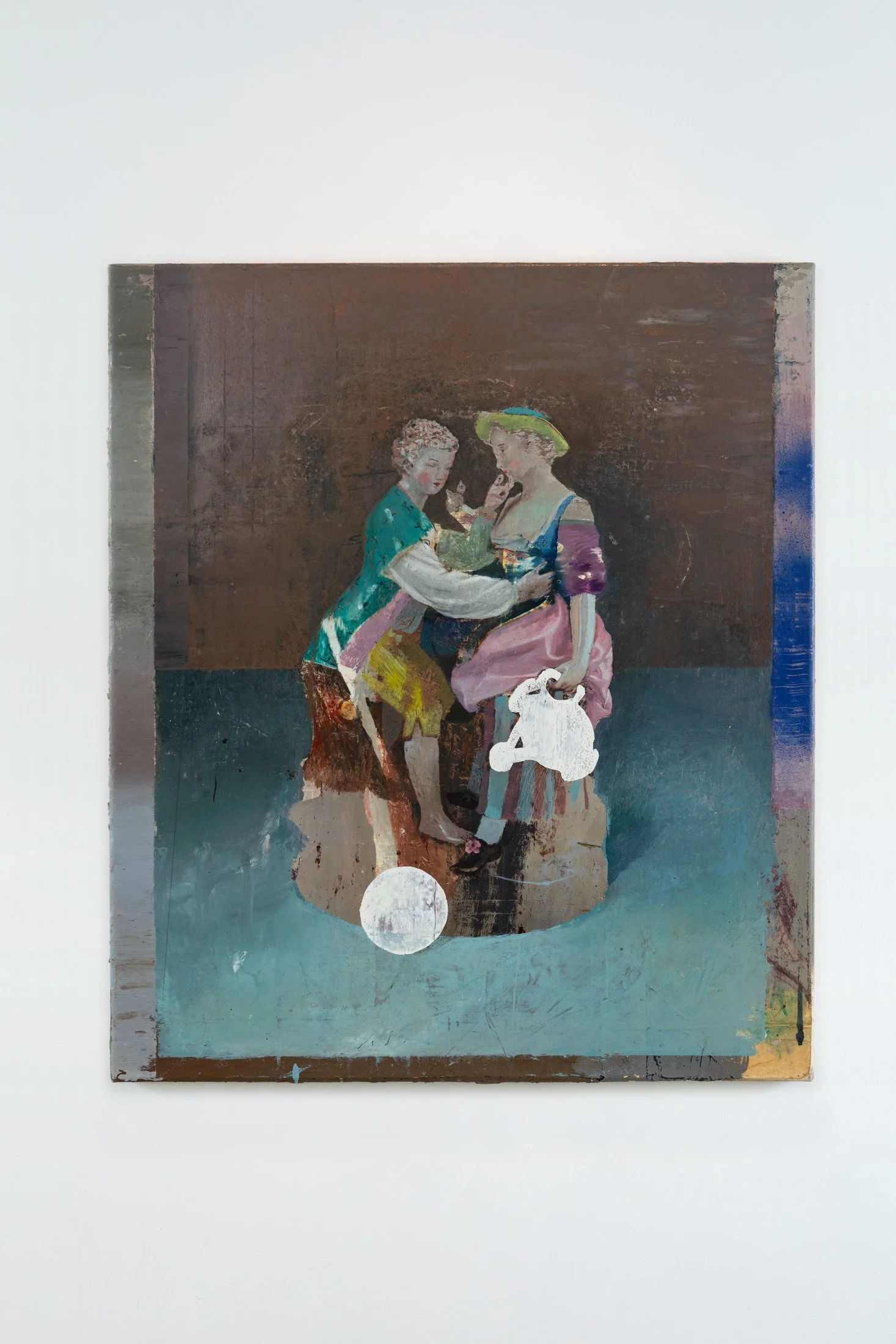 Pastoral scene , 2018, olio su tela, 70x60 cm