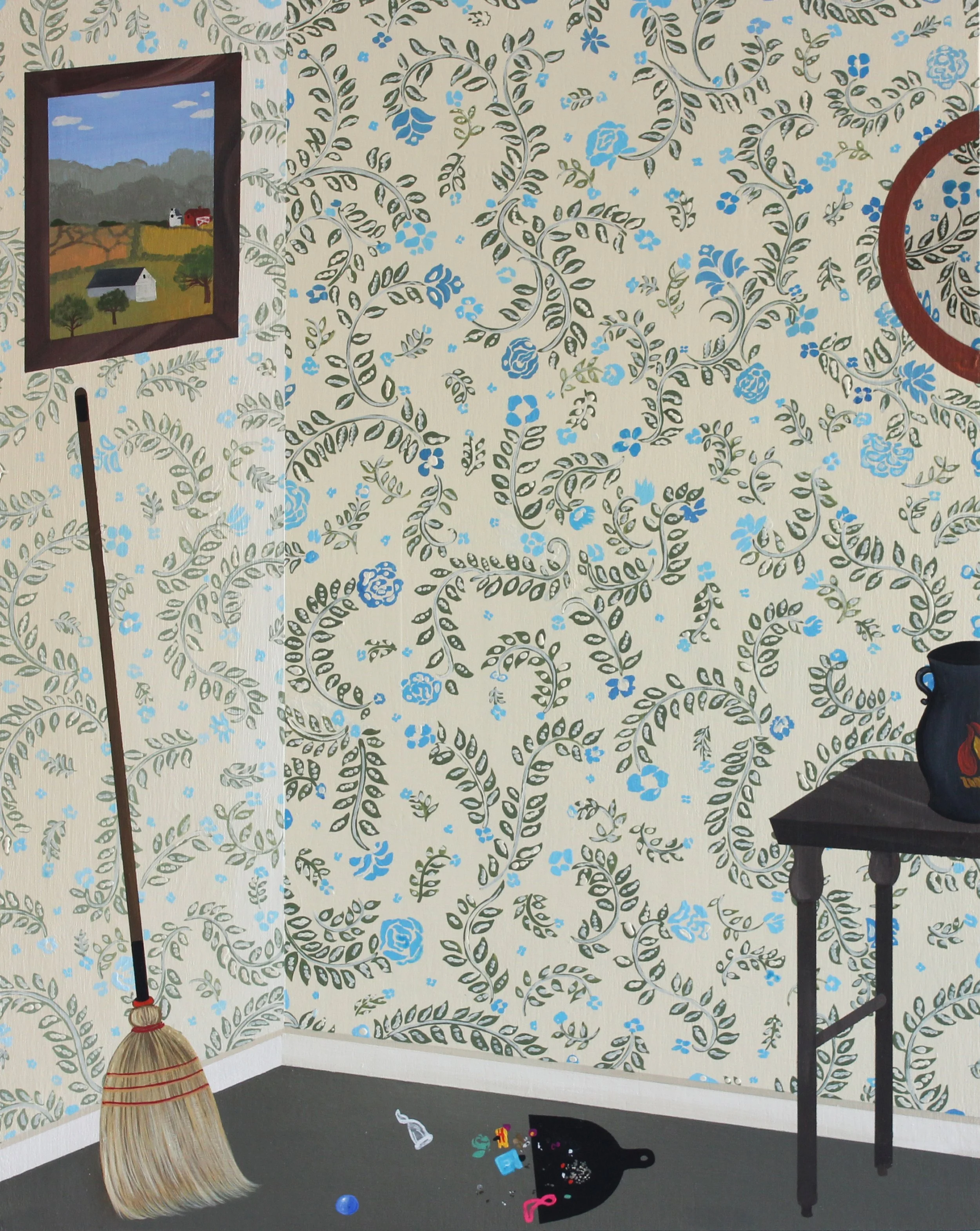 Anne Buckwalter, Clean Corner, 2023, gouache on panel, 50x40cm-2.jpg