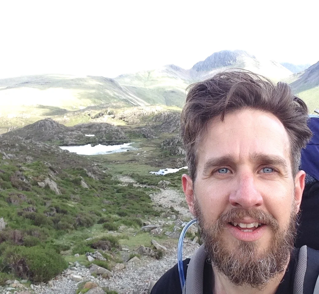The very special Innominate Tarn on Haystacks in the Lake District, on a beautifully calm and silent evening in May.
