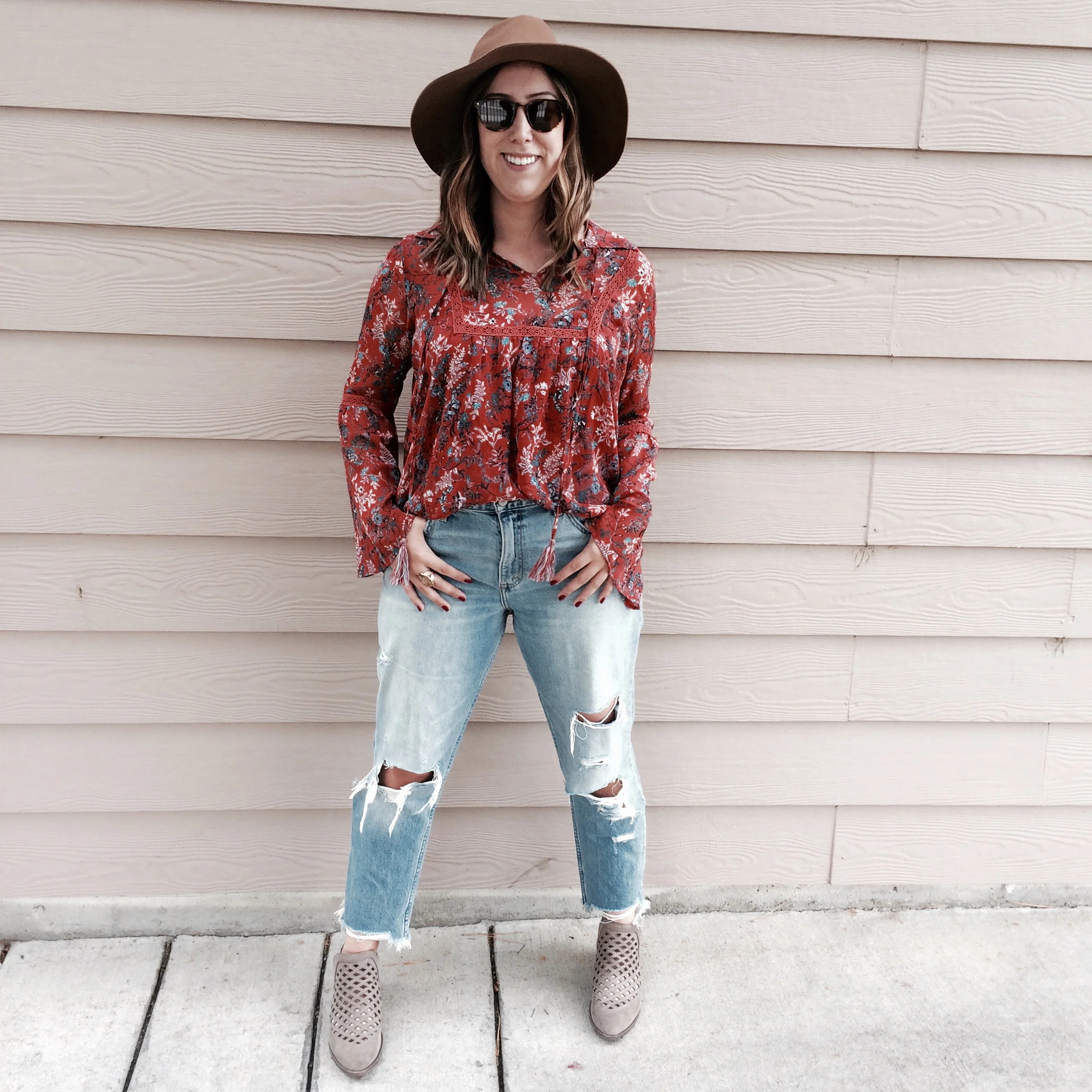 This fourth look is my favorite! Perfect for a fall festival or a lunch date.