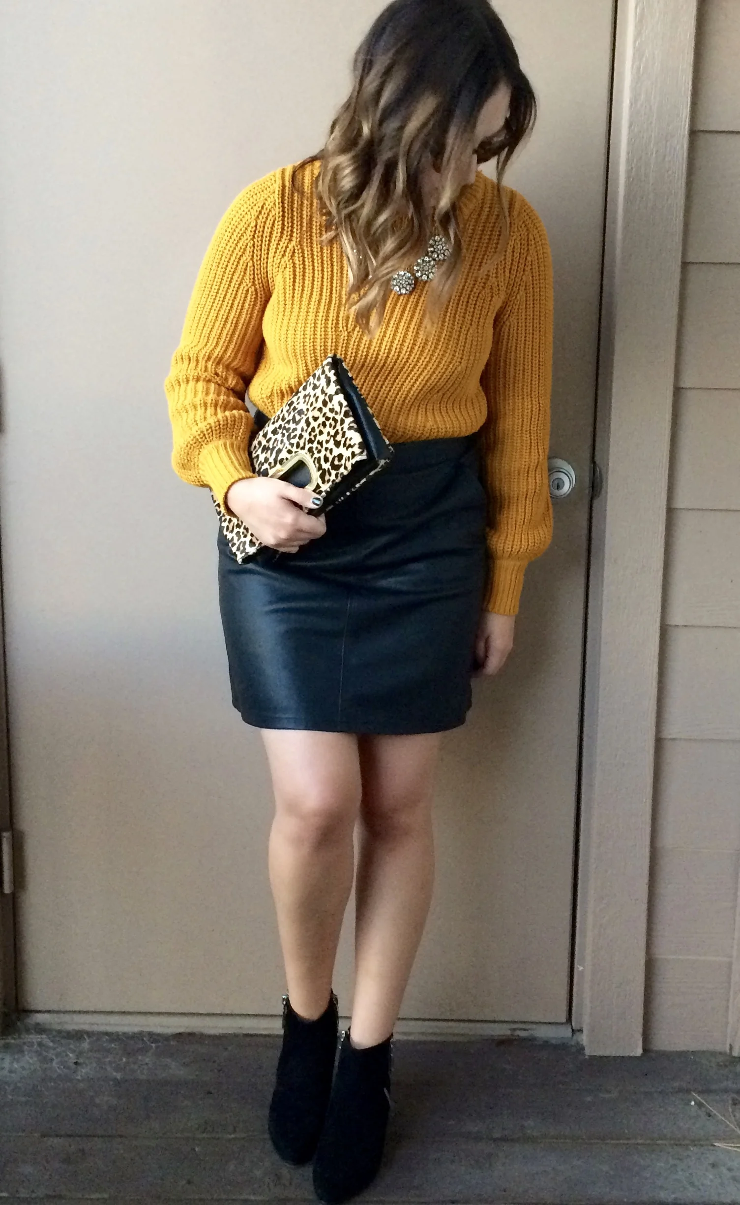 Yellow and leopard pair perfectly together!