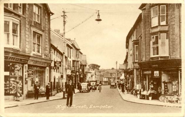 Conti's Café, Lampeter - 1930