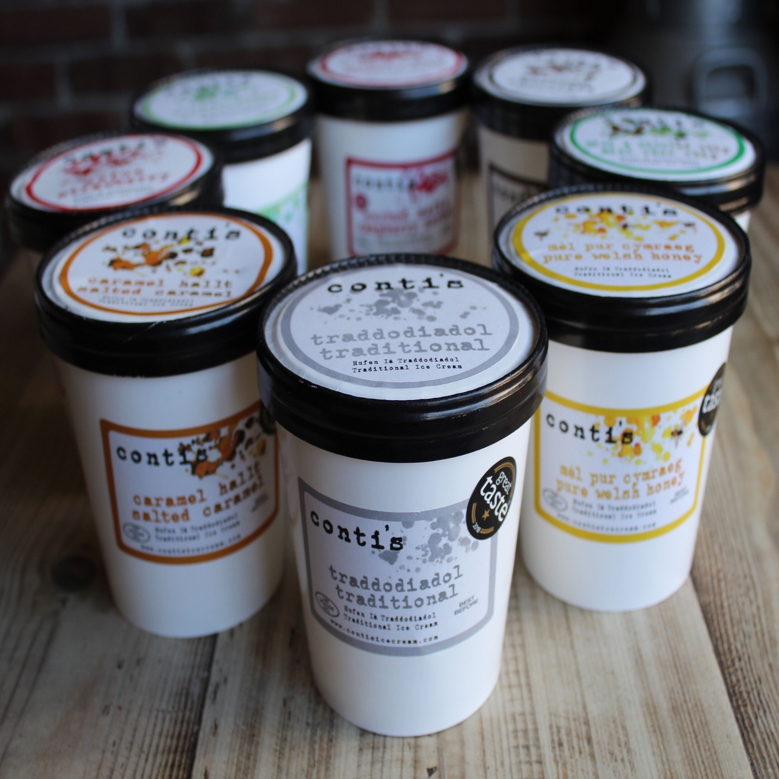 500ml Conti's Ice Cream Tubs — Conti's Ice Cream