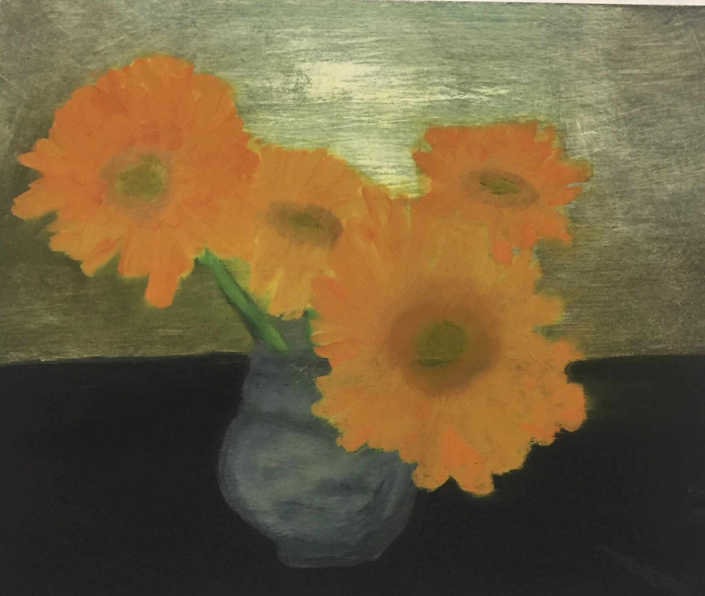  Oil on wood panel 