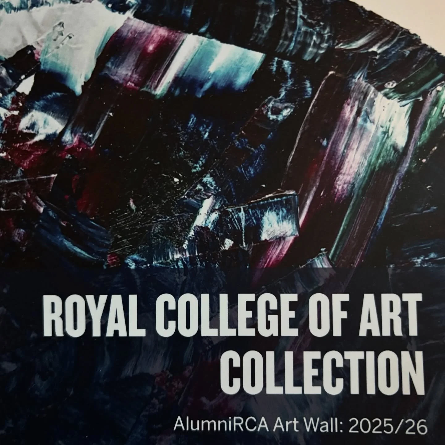 Absolutely honoured to have a print hung in the @royalcollegeofart bar but also added to their amazing collection. Thanks to Lisa, RCA alumni manager. 

When the much loved ArtBar reopened in 2023, it felt fitting that RCA Alumni had a place to be re