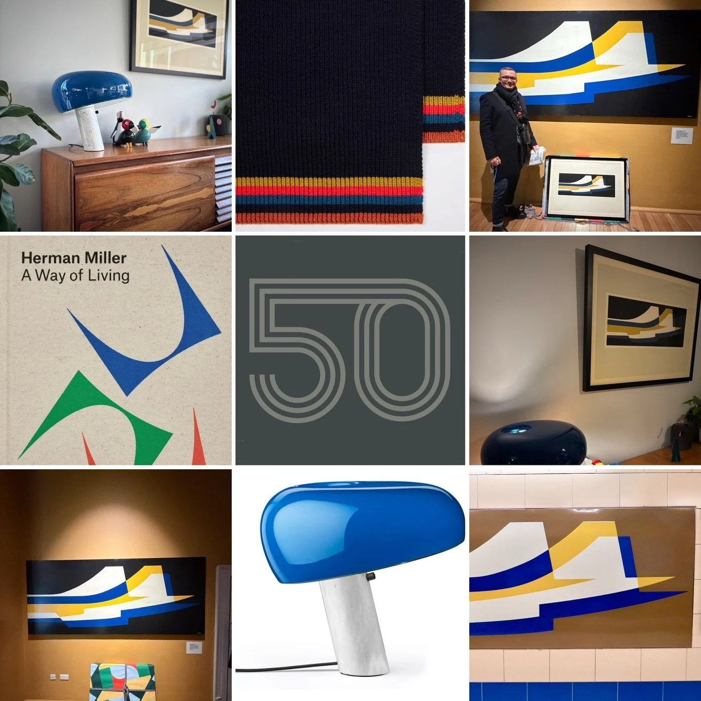 The most perfect 50th birthday. I was beyond surprised by @professor_mal.james with my original Tom Eckersley Concorde print, expertly concealed and orchestrated with friends for a surprise presentation.

Thank you to all my lovely friends, family, a