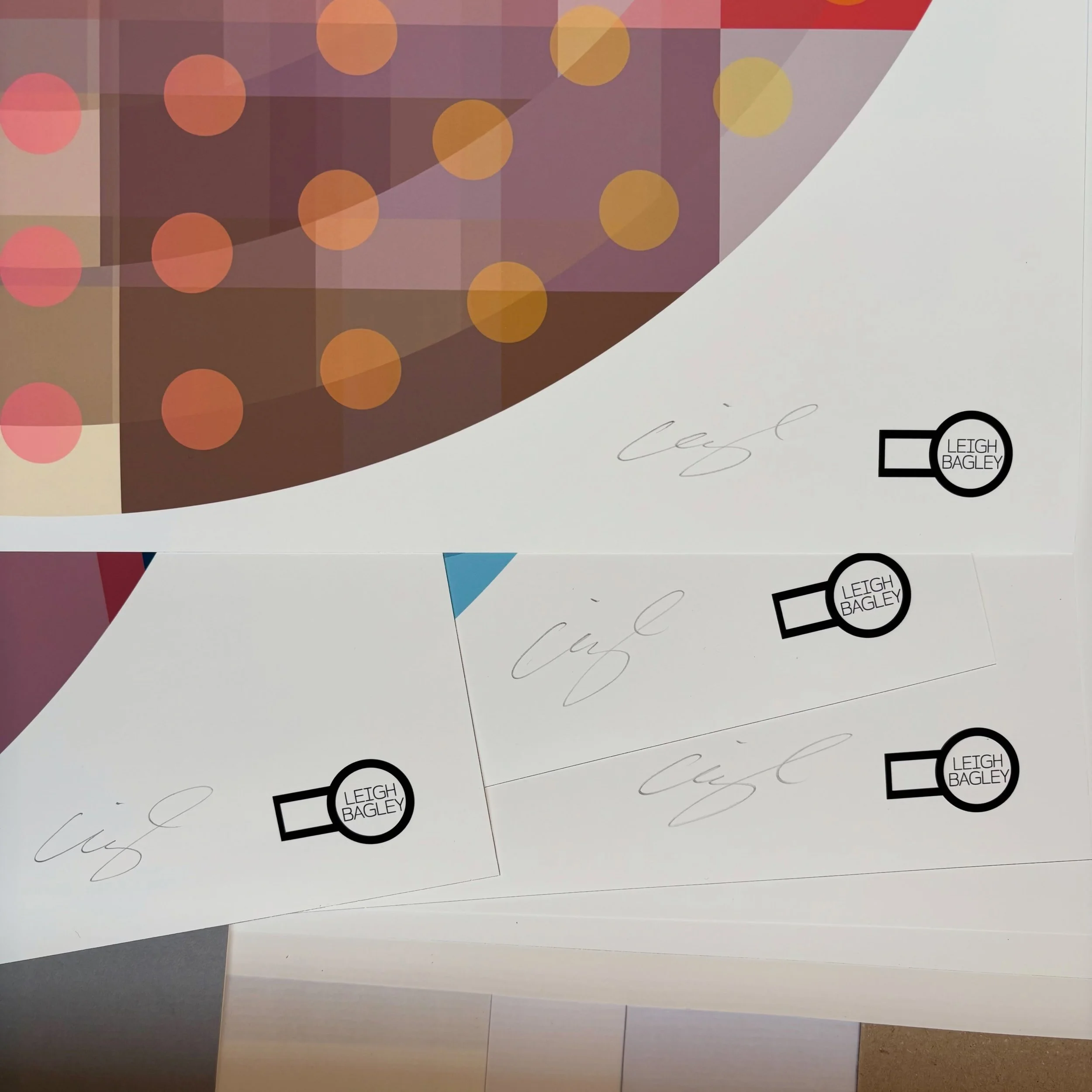 Starting the signing | editioning | framing cycle ready for a busy autumn. 
________________
#uprightgallery 
#limitededition