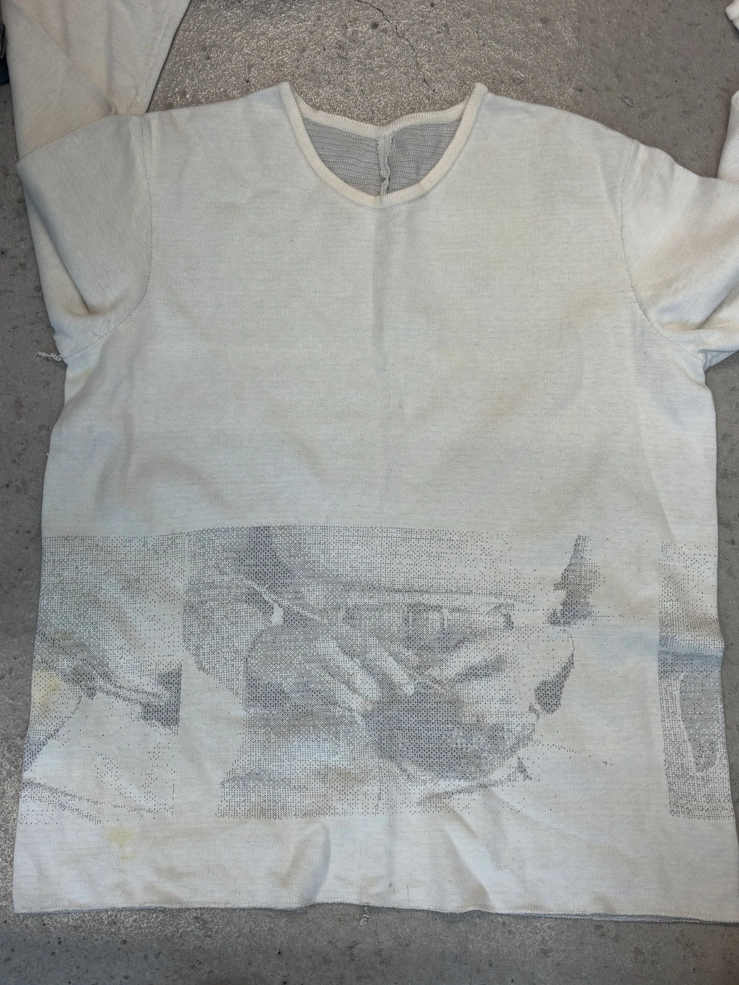 There&rsquo;s something rather special about going through old archive boxes and unexpectedly uncovering an early 1999 trompe-l&rsquo;&oelig;il prototype &mdash; an image of someone knitting a jumper, knitted directly into the structure of the jumper