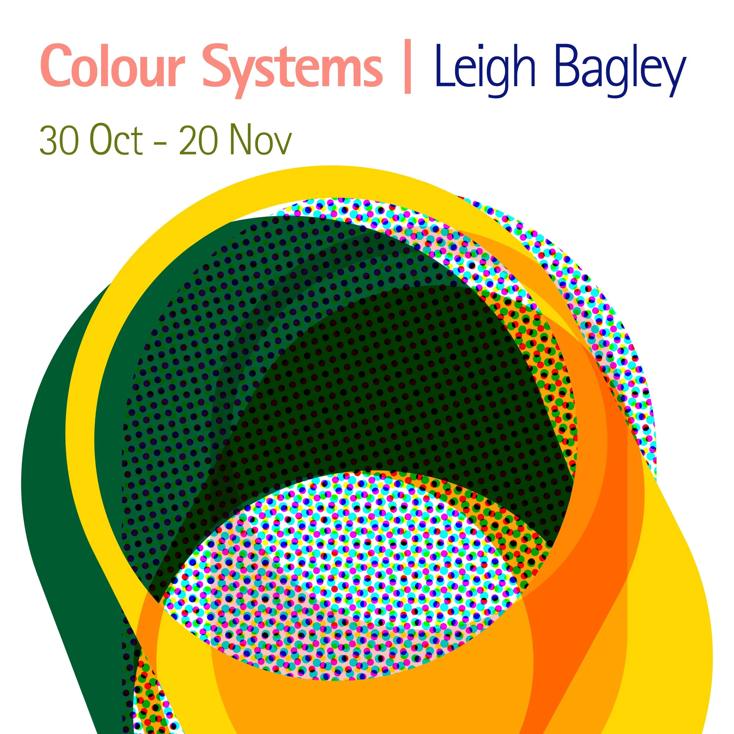 ✨ The countdown is ON!

Just two weeks to go until Colour Systems opens at @uprightgallery in Edinburgh!

A new collection of prints exploring the relationships between colour, geometry and pattern, with the circle taking centre stage. From layered c